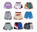 Wholesale Embroidery Polyester Sublimation Vintage Design Retro Stitch Sweat Pants Gym Short Men′s Custom Basketball Mesh Shorts Wear Uniform